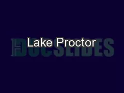 Lake Proctor