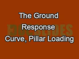 The Ground Response Curve, Pillar Loading