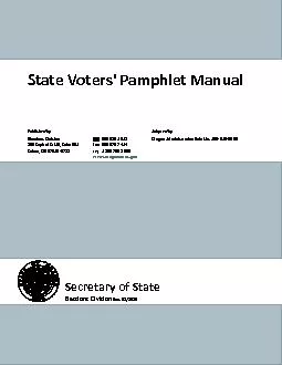 State Voters’ Pamphlet