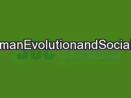 SchoolofHumanEvolutionandSocialChangeand