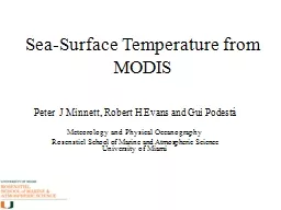 Sea-Surface Temperature from MODIS