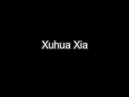 Xuhua Xia