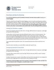 Transportation Security AdministrationPage of 1