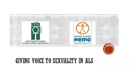 GIVING VOICE TO SEXUALITY IN