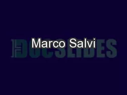 Marco Salvi