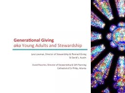 Generational Giving