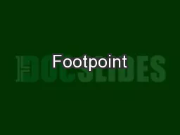 Footpoint