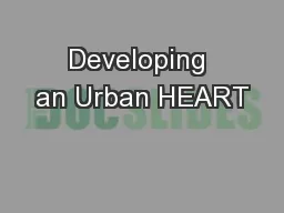 Developing an Urban HEART