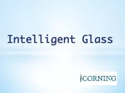 Intelligent Glass