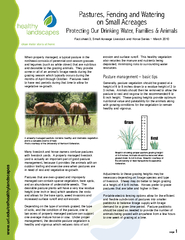 Pastures, Fencing and Watering