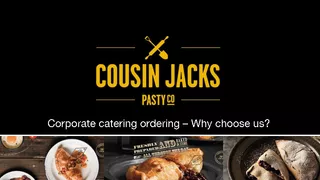 Cousin Jacks Pasty Co. is the home of the proper