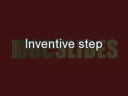 Inventive step
