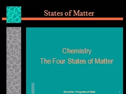 Chumbler - Properties of Matter