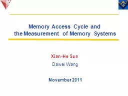 Memory Access Cycle and