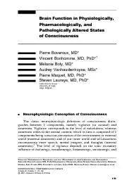 BrainFunctioninPhysiologically,Pharmacologically,andPathologicallyAlte