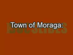 Town of Moraga: