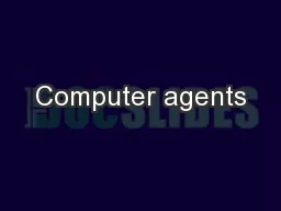 Computer agents