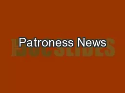 Patroness News
