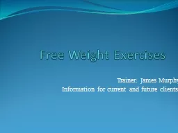 Free Weight Exercises