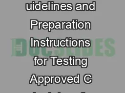 State Approved Calculators for Standards of Learning Testing uidelines and Preparation