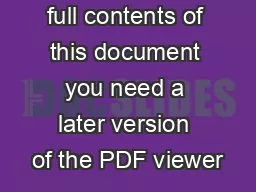 To view the full contents of this document you need a later version of the PDF viewer