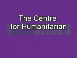 The Centre for Humanitarian