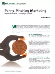 December 2009|January 2010Penny-Pinching MarketingBy Megy Karydes
...