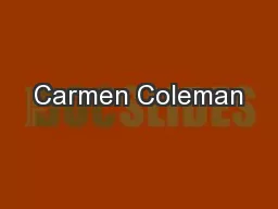 Carmen Coleman
