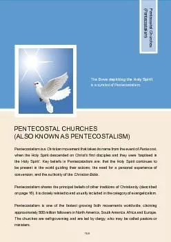 Pentecostalism is a Christian movement that takes its name from the ev