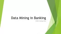Data Mining in Banking