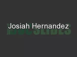 Josiah Hernandez