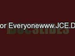 Chemistry for Everyonewww.JCE.DivCHED.org