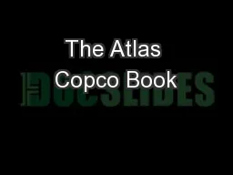 The Atlas Copco Book