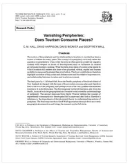 TOURISM RECREATION RESEARCH VOL. 38(1), 2013: 71–92ISSN (print):