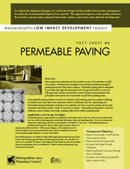 Since impervious pavement is the primary source of stormwater runoff,