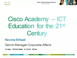 Cisco Academy – ICT Education for the 21
