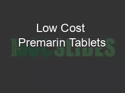 Low Cost Premarin Tablets