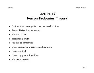 EE363Winter2008-09Lecture17Perron-FrobeniusTheoryPositiveandnonnegati