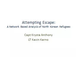 Attempting Escape: