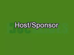 Host/Sponsor