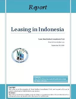Leasing in Indonesia finservvinodkothari
