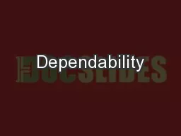 Dependability