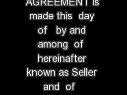 THIS VEHICLE SALES AGREEMENT is made this  day of   by and among  of  hereinafter known