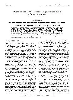 Vol. 11, No. 11/November 1994/J. Opt. Soc. Am. A 3079Photometric stere