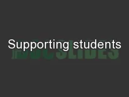 Supporting students