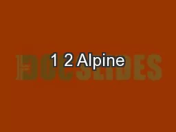 1 2 Alpine