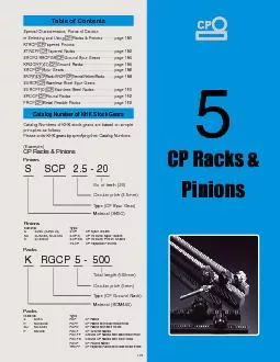 CP Racks & Pinions