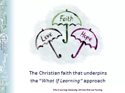 The Christian faith that underpins