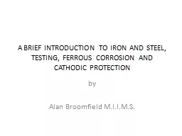 A BRIEF INTRODUCTION TO IRON AND STEEL, TESTING, FERROUS CO