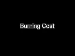 Burning Cost